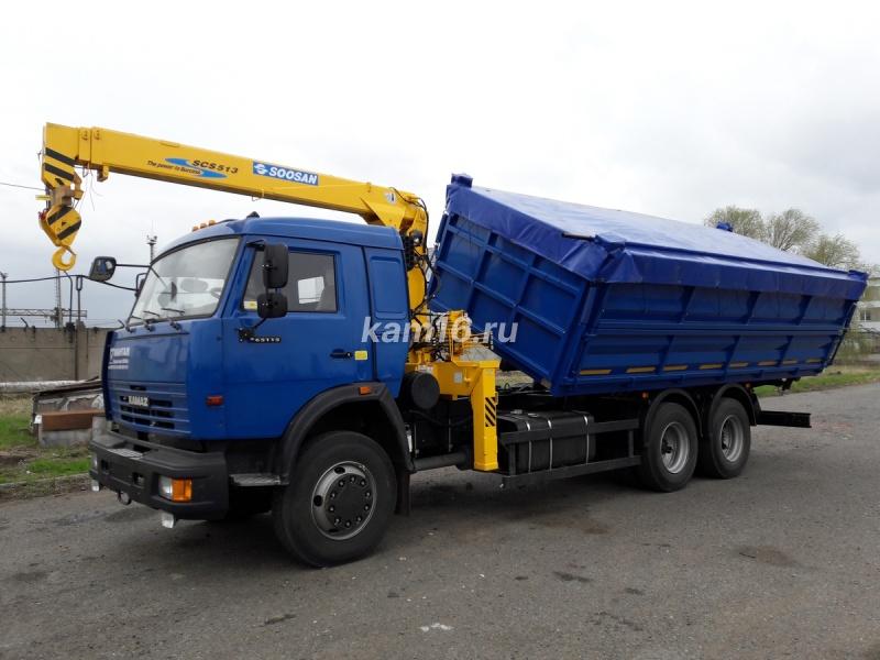 КАМАЗ сельхозник с КМУ