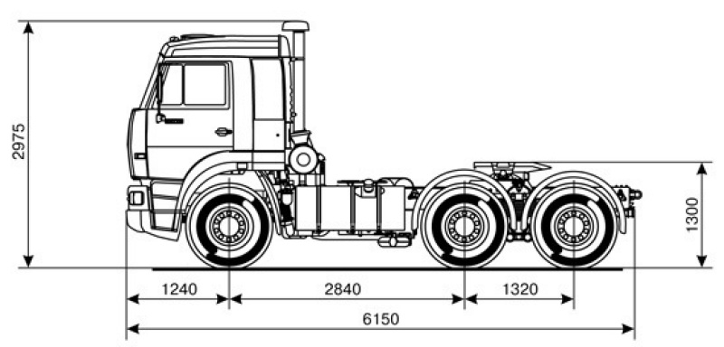 65116-6912-48(А5) Тягач КАМАЗ